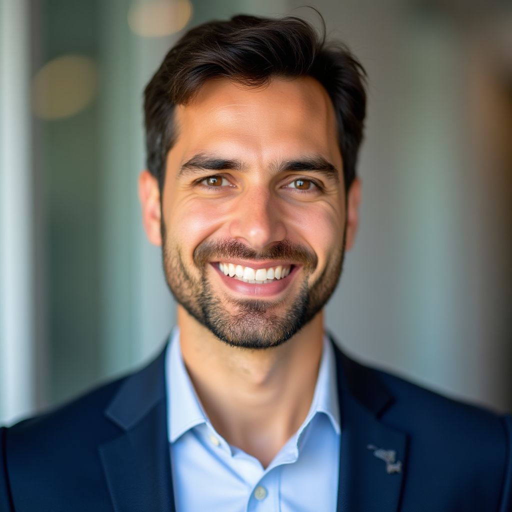 Retrato de Lucas Navarro, Director de Consultoría para Pymes